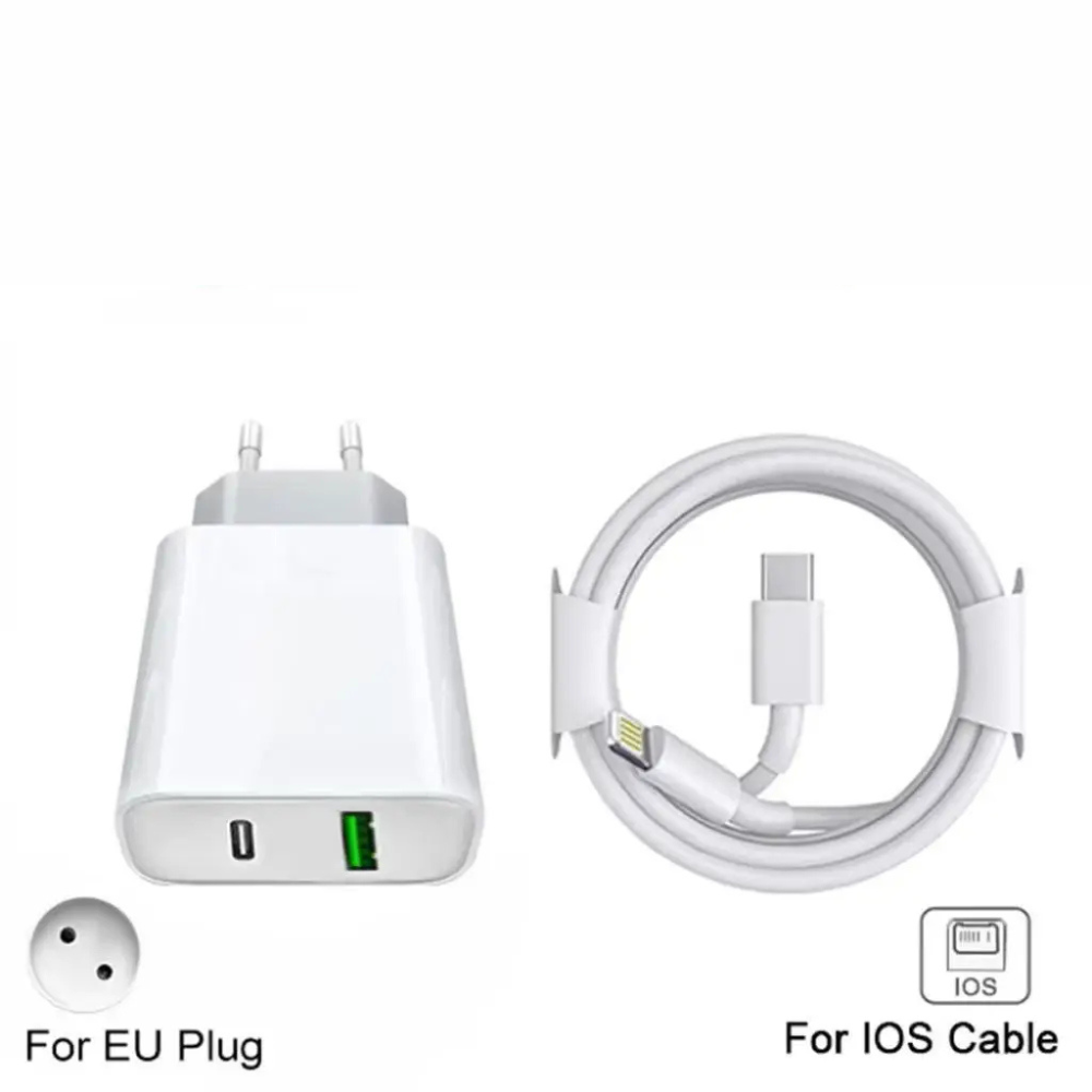 Fast USB-C Charger for EU Plug