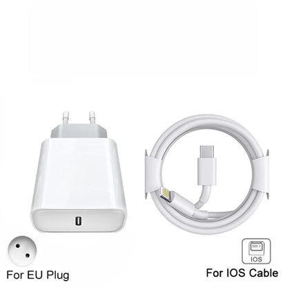 Fast USB-C Charger for EU Plug